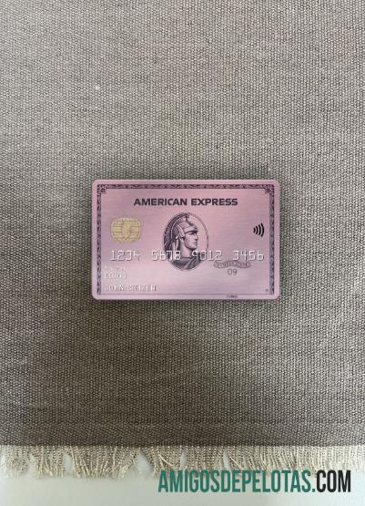 Banco de ganhos ADP dos EUA AMEX Rose Gold Card Photolook Front baixar para verificação